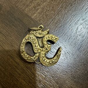 Brass Om Pendant